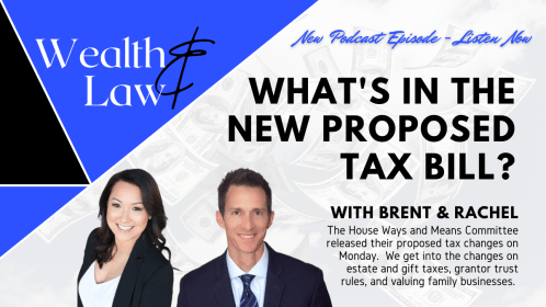 What’s In the New Proposed Tax Bill?